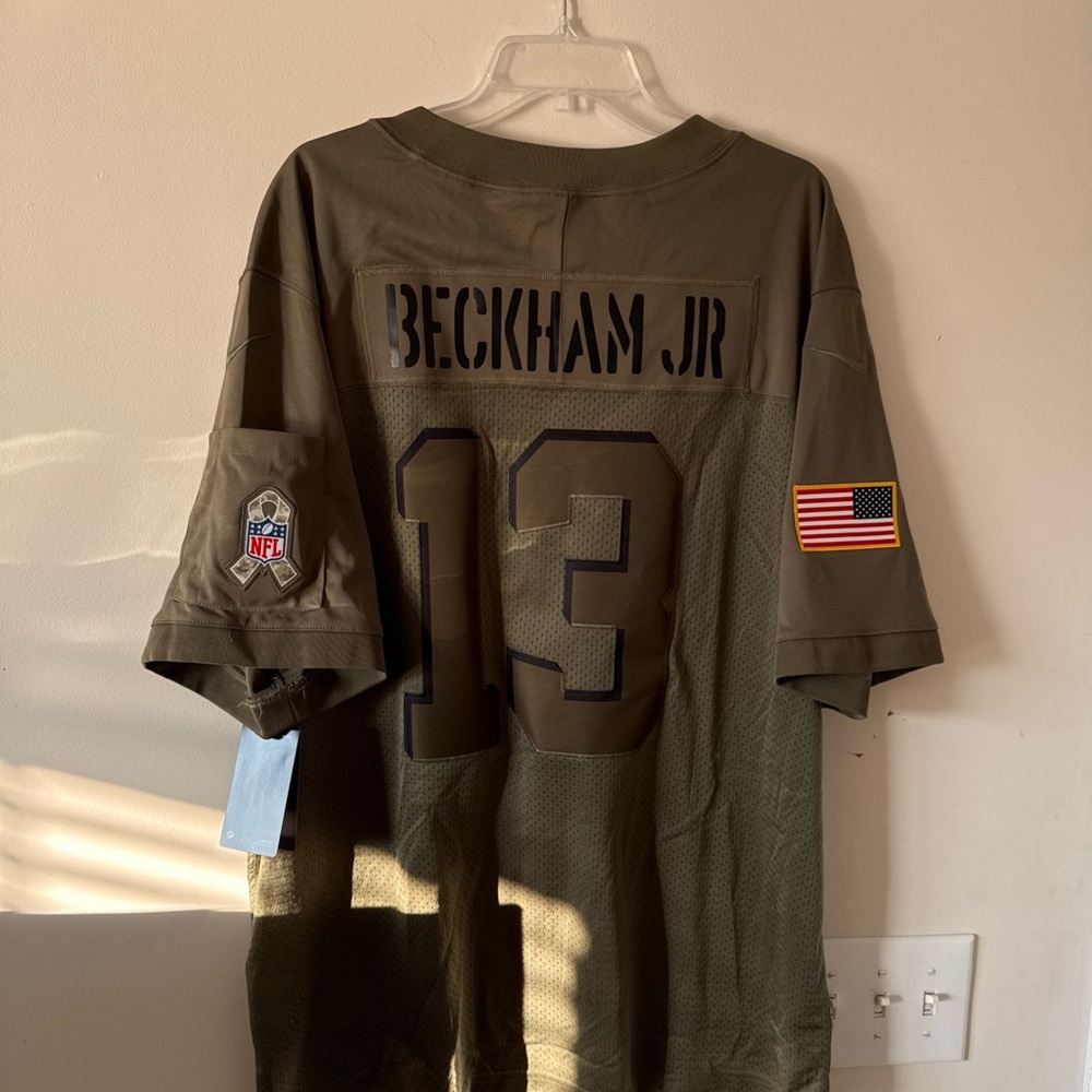 Men's Nike Odell Beckham Jr #13 Browns Salute to Service Jersey Sz 2XL NWT RARE - Picture 8 of 8